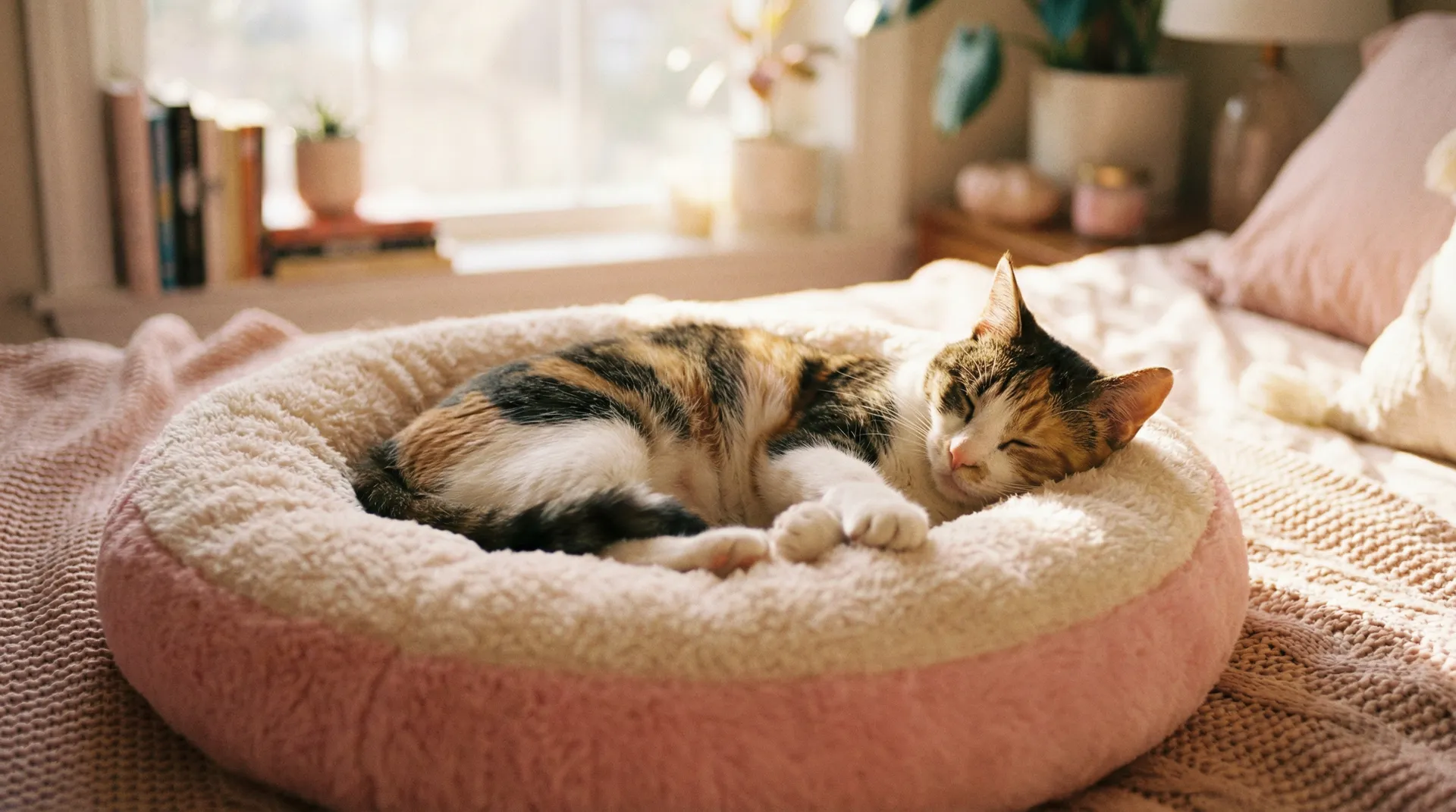 三花猫安静入睡 - 契魔者